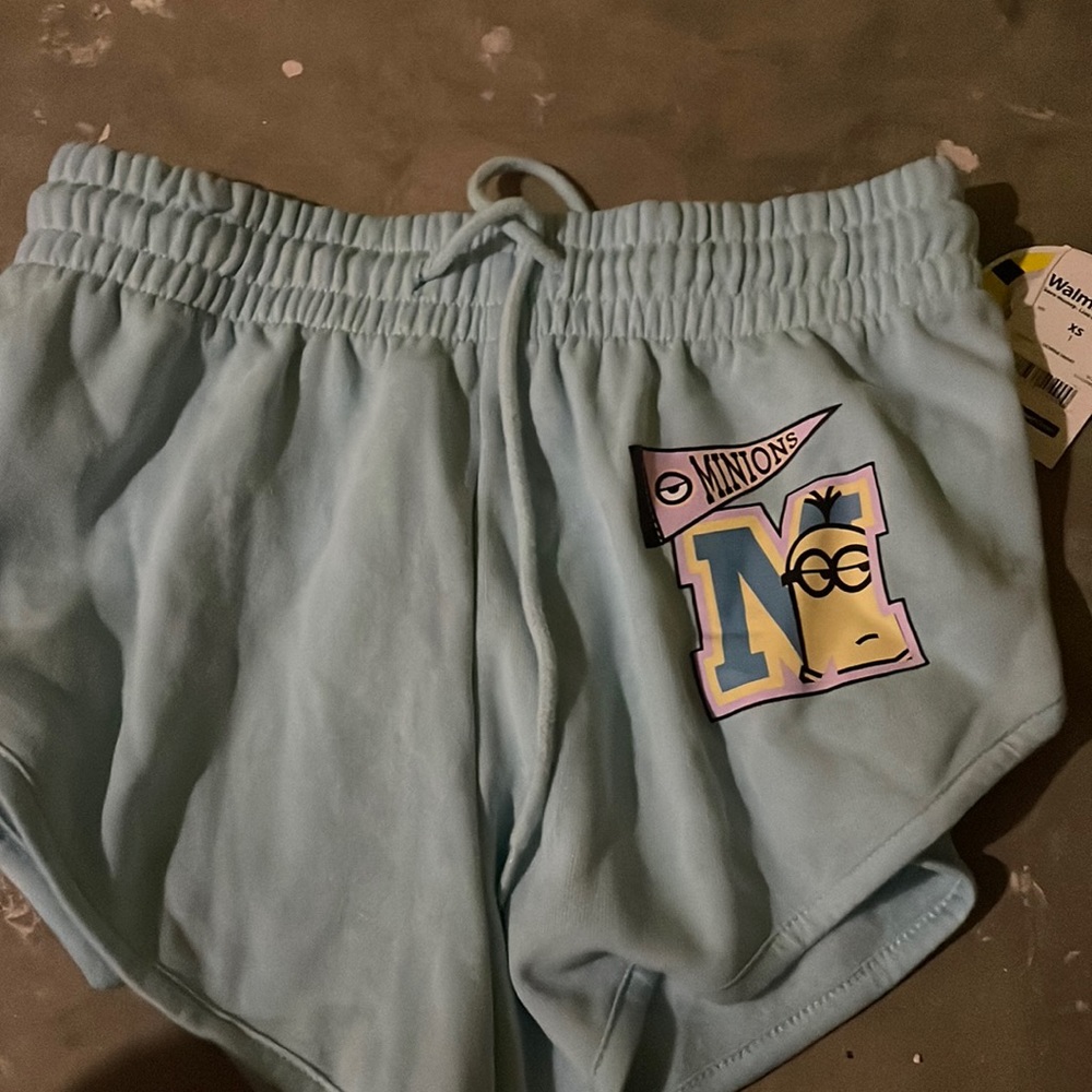 Blue minion shorts